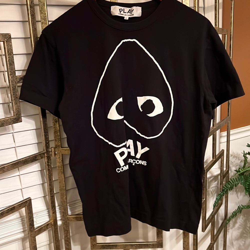 Black & White Comme Des Garçons Tee Shirt